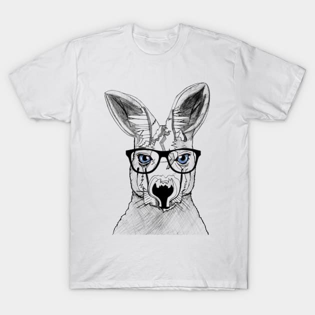 kangaroo T-Shirt by Swadeillustrations